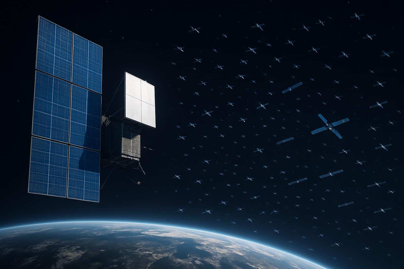 AST SpaceMobile challenges SpaceX Starlink satellite swarm in low Earth orbit