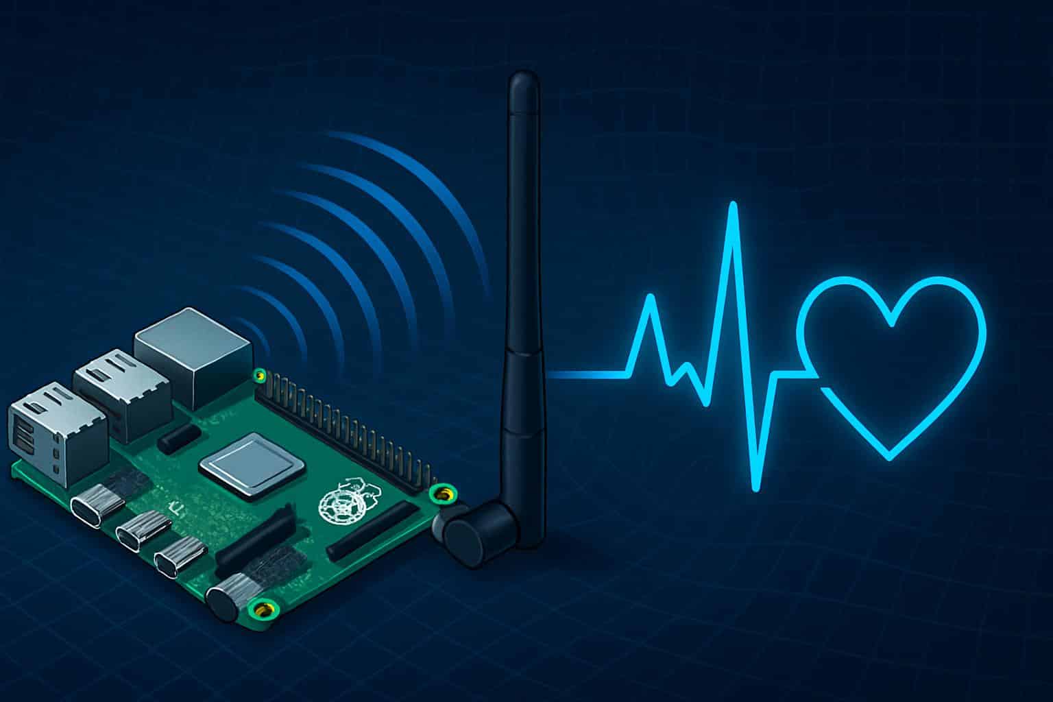 Raspberry Pi turns Wi‑Fi signals into a heart rate monitor