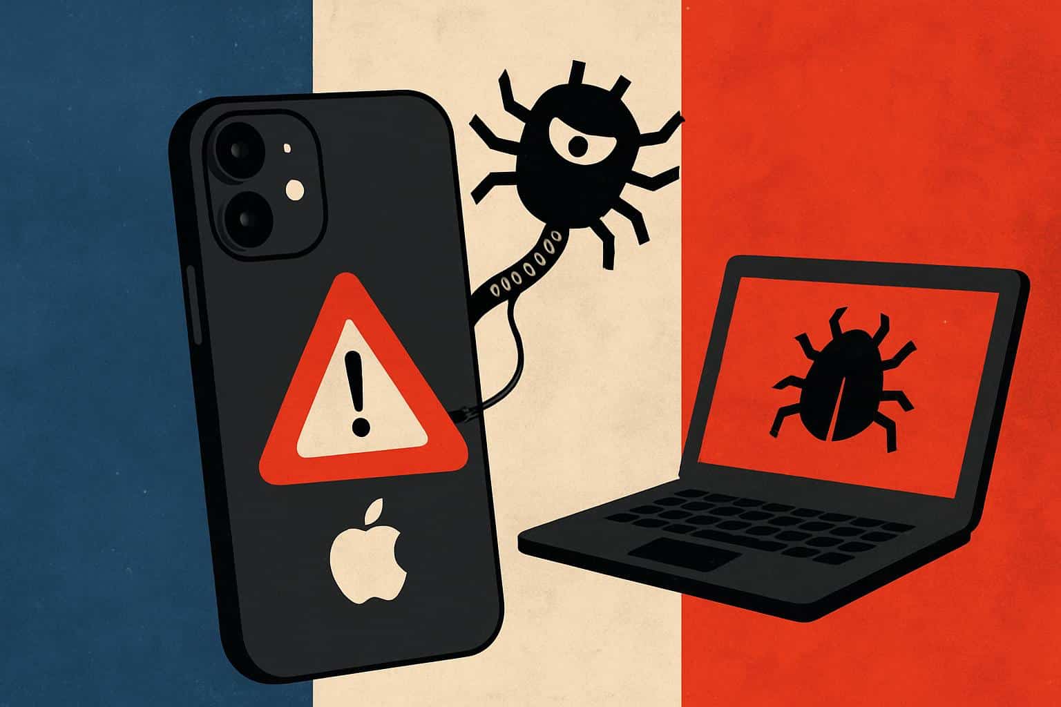 Apple iPhone warning about spyware attacks targeting users in France