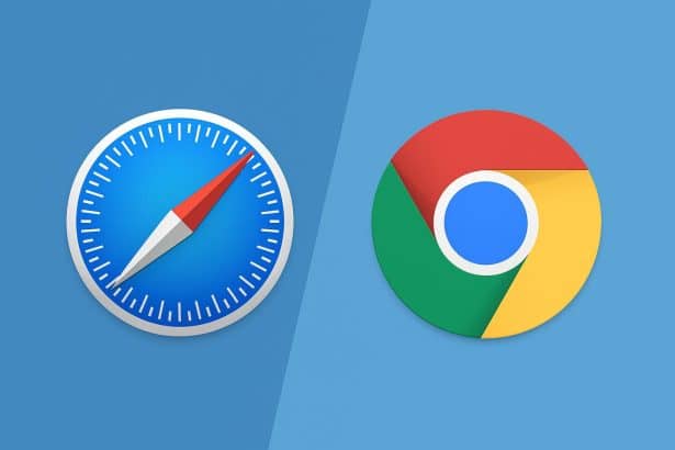 Safari vs Chrome on iPhone and MacBook, browser comparison for Apple users