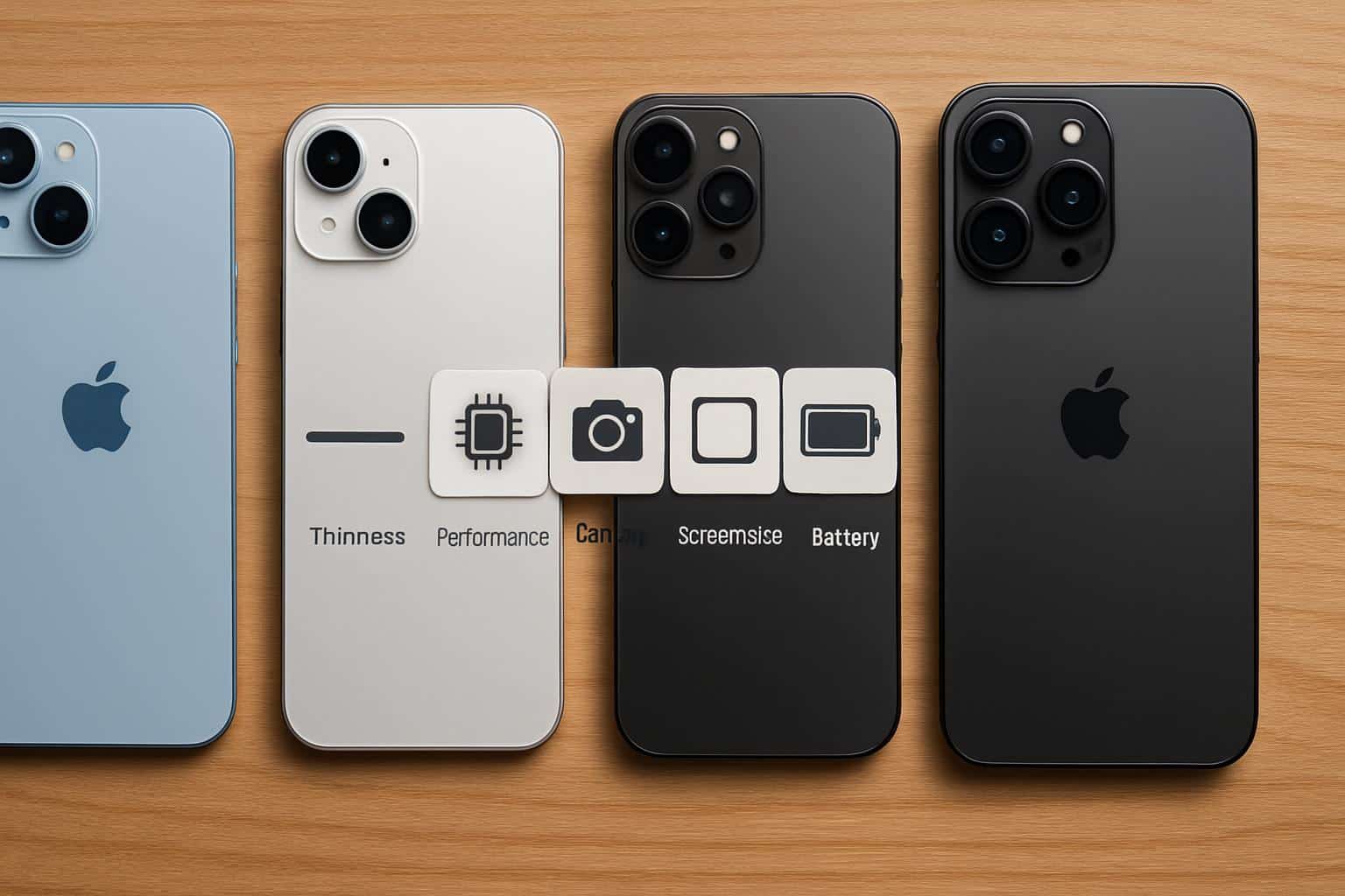iPhone Air vs iPhone 17, 17 Pro and iPhone 17 Pro Max comparison, what to buy