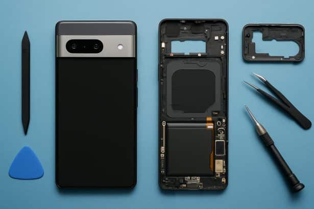 Pixel 10 Pro XL teardown exposes internal components, showing easy repairability
