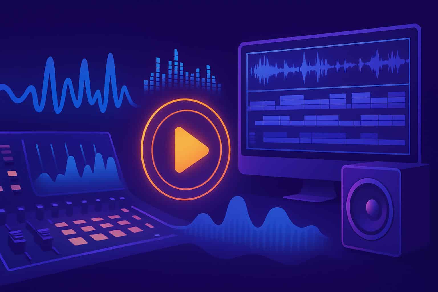 Stable Audio 2.5 AI creates custom brand sound with waveform and logo icons