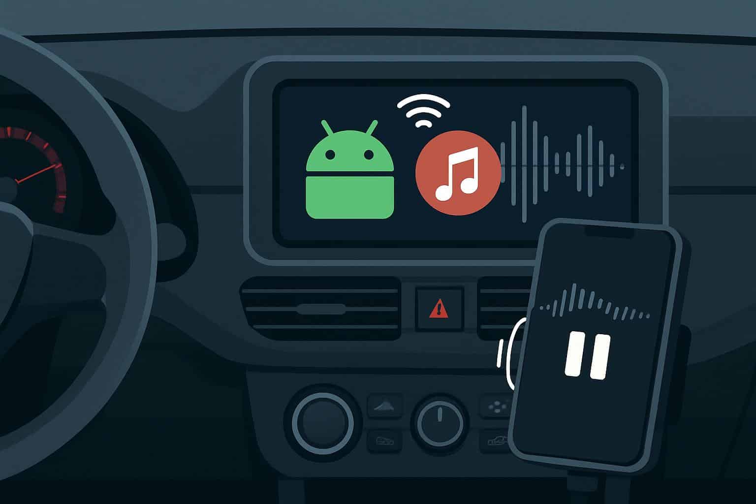 Wireless Android Auto bug on Google Pixel phones after updates, music pauses or stutters