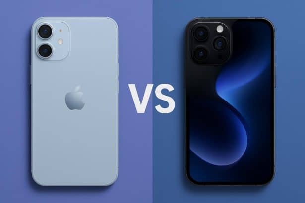 iPhone Air vs iPhone 17 Pro side-by-side comparison