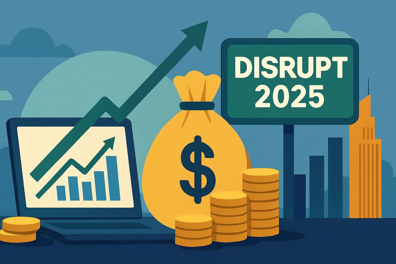 Disrupt conference guide to later-stage startup raises, venture capital charts and pitch decks