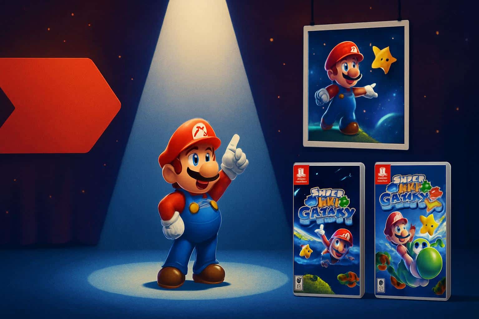 Nintendo Direct best announcements: Switch console, logo, and top game logos