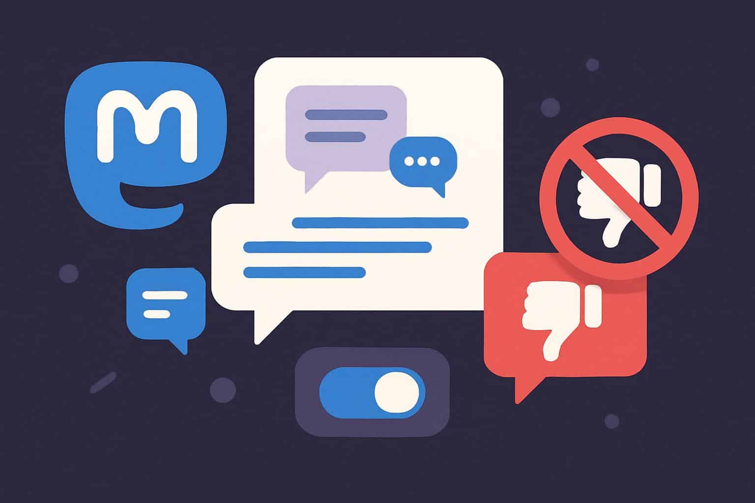 Mastodon app showing quote posts with anti-dunking controls