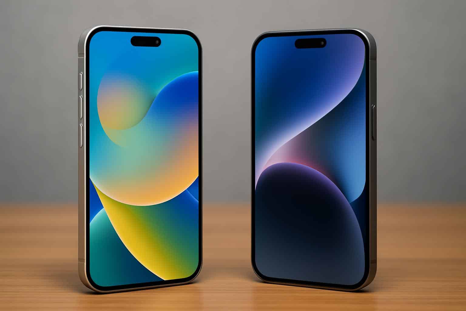 Apple iPhone 17 Pro vs iPhone 16 Pro comparison, side-by-side design and camera differences