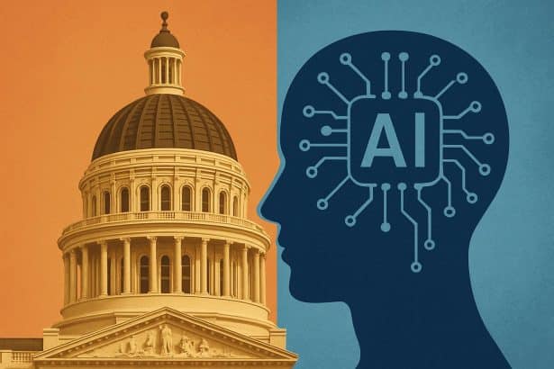 California State Capitol in Sacramento as Legislature sends AI safety bill to governor