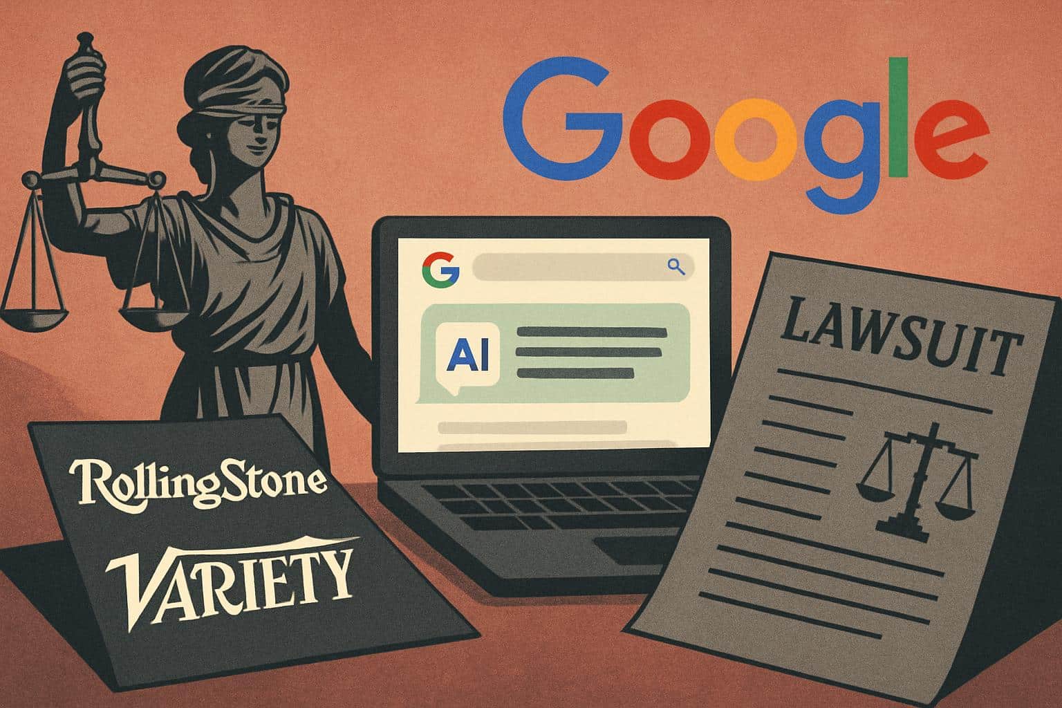 Rolling Stone, Variety owner sues Google over AI practices