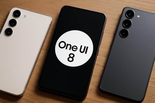 Samsung Galaxy S25 series showcasing One UI 8 stable update