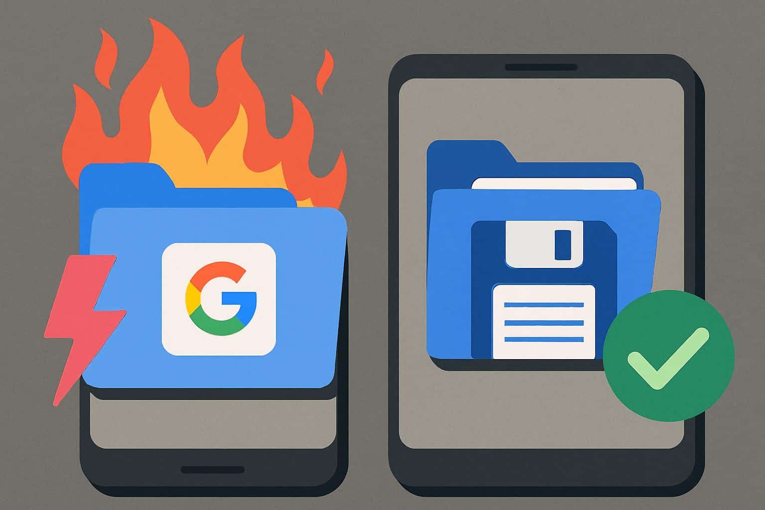 Total Commander vs Files by Google: rivalry between Android file manager apps