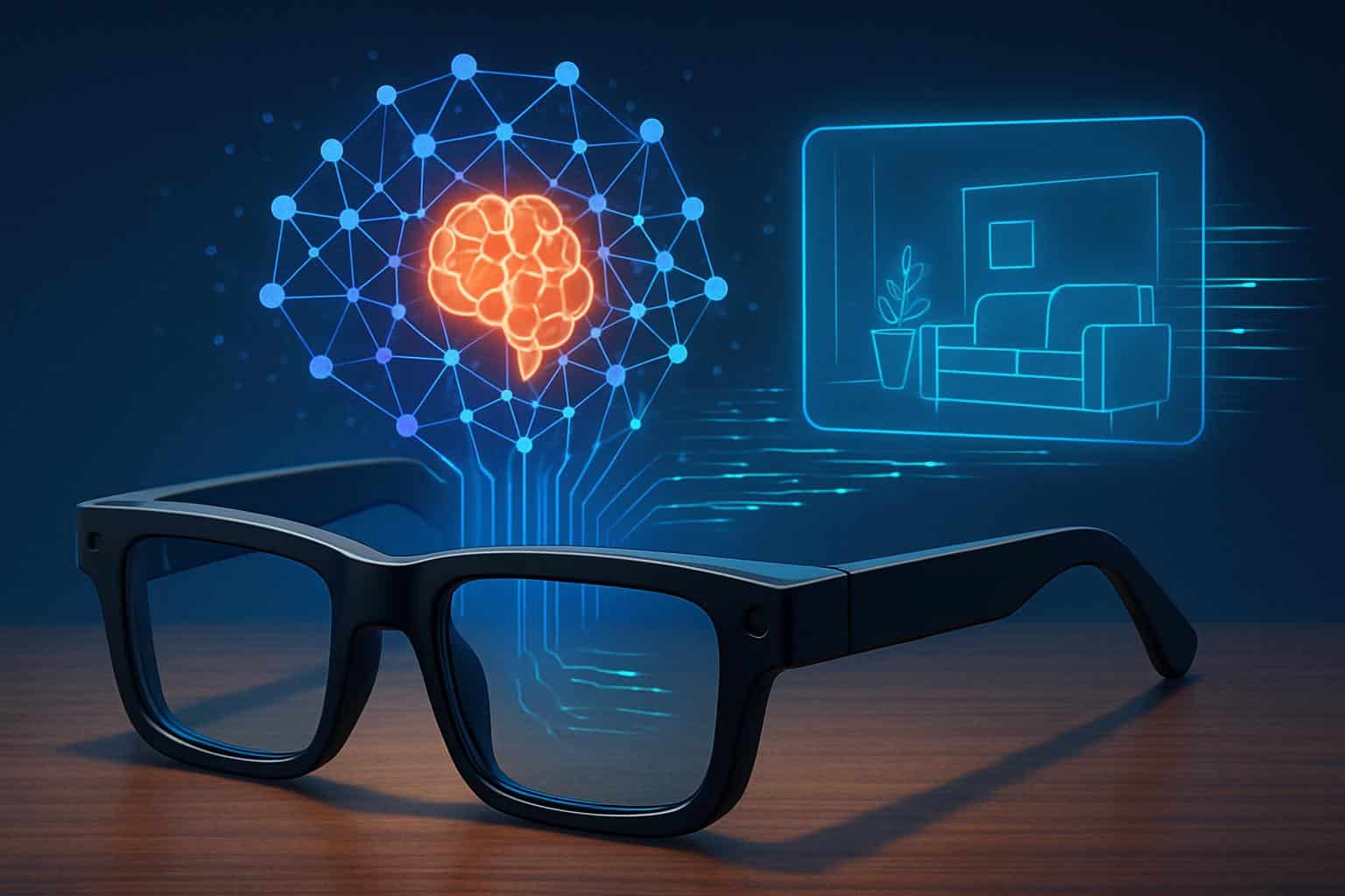 Halo smart glasses showing Liquid AI memory upgrade