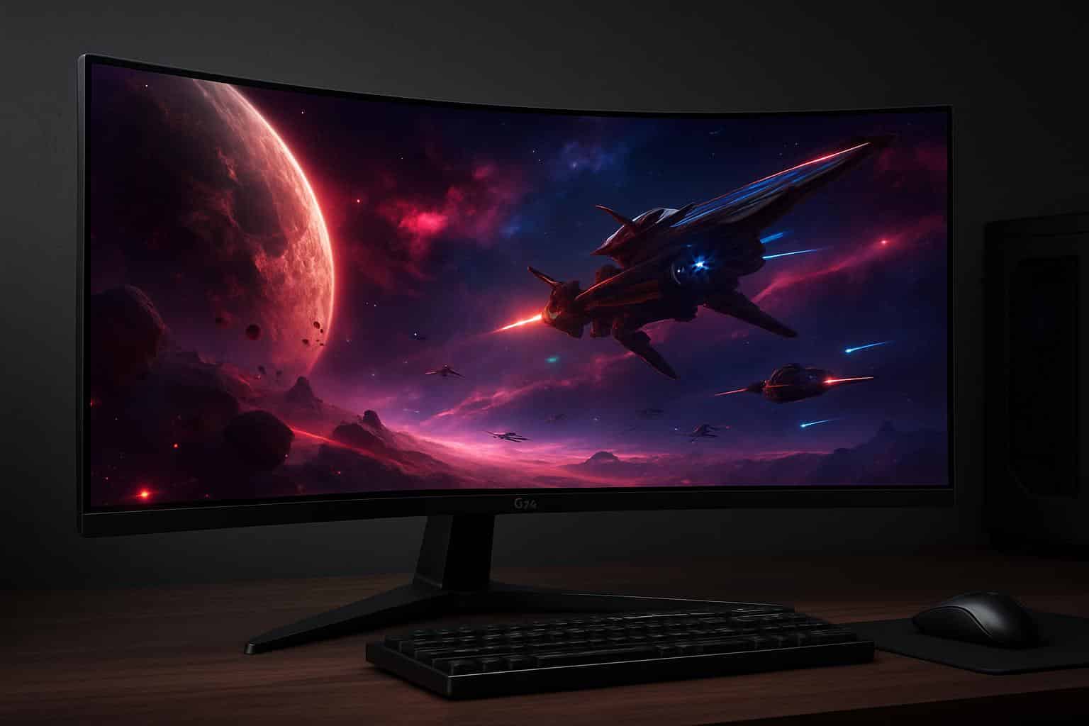 LG 45-inch 5K2K OLED gaming monitor, 0 off on Amazon