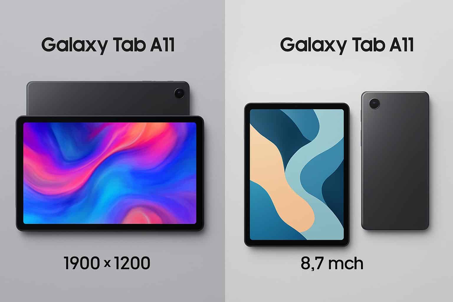Leak reveals Samsung Galaxy Tab A11 Plus surpassing A11 in side-by-side comparison