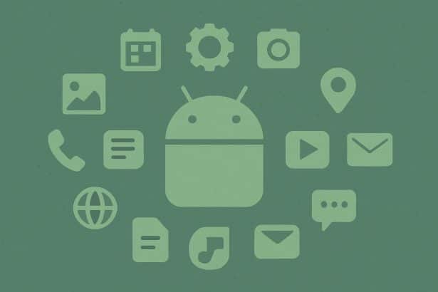 Android home screen showing Material You forced themed icons across all apps