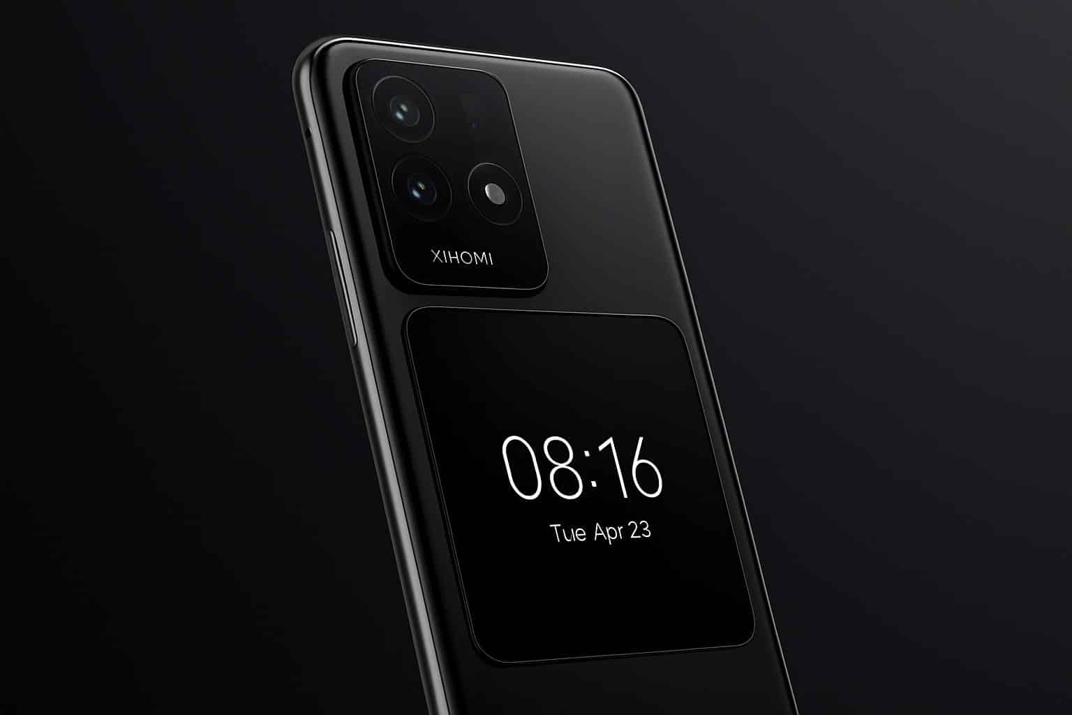Xiaomi 17 Pro Max smartphone teaser shows off rear screen