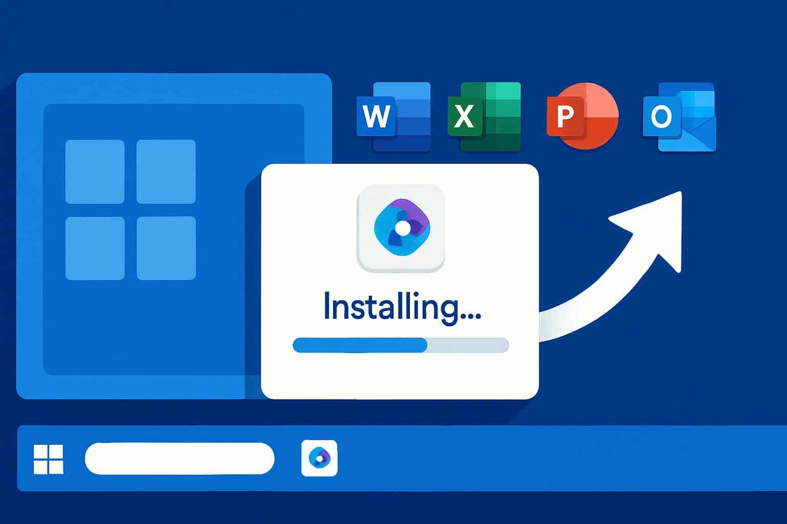 Windows 11 desktop showing Microsoft Copilot auto-installing via Windows Update