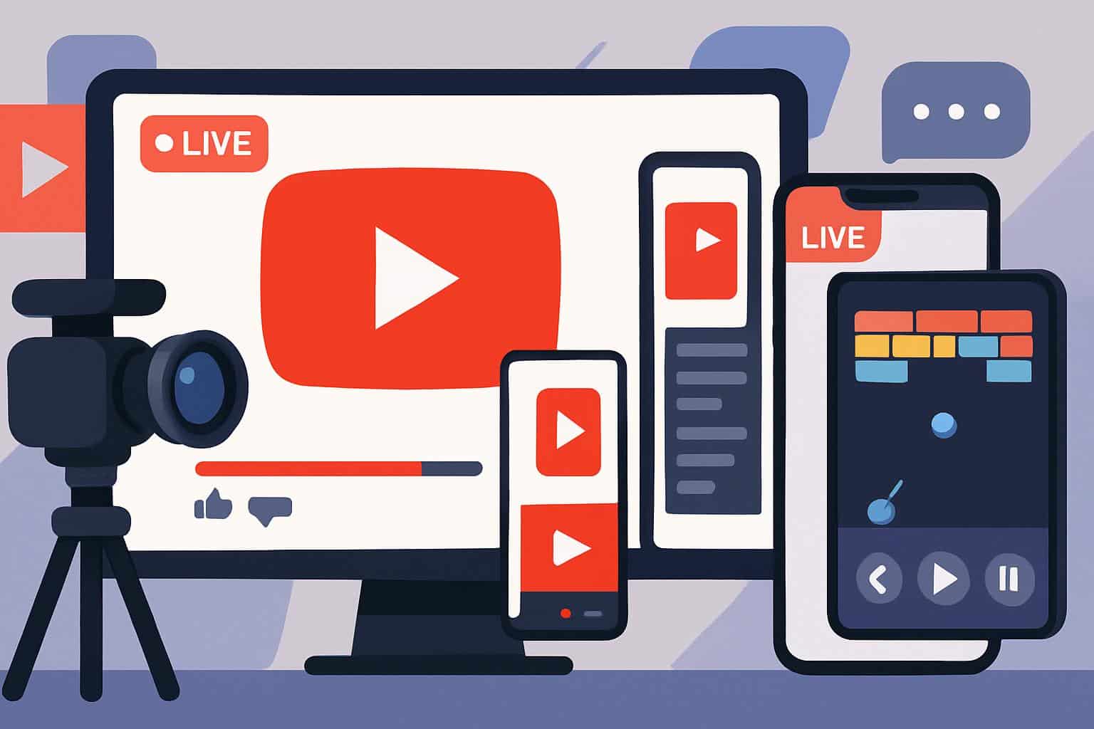 YouTube Live adds multi-camera support and interactive minigames