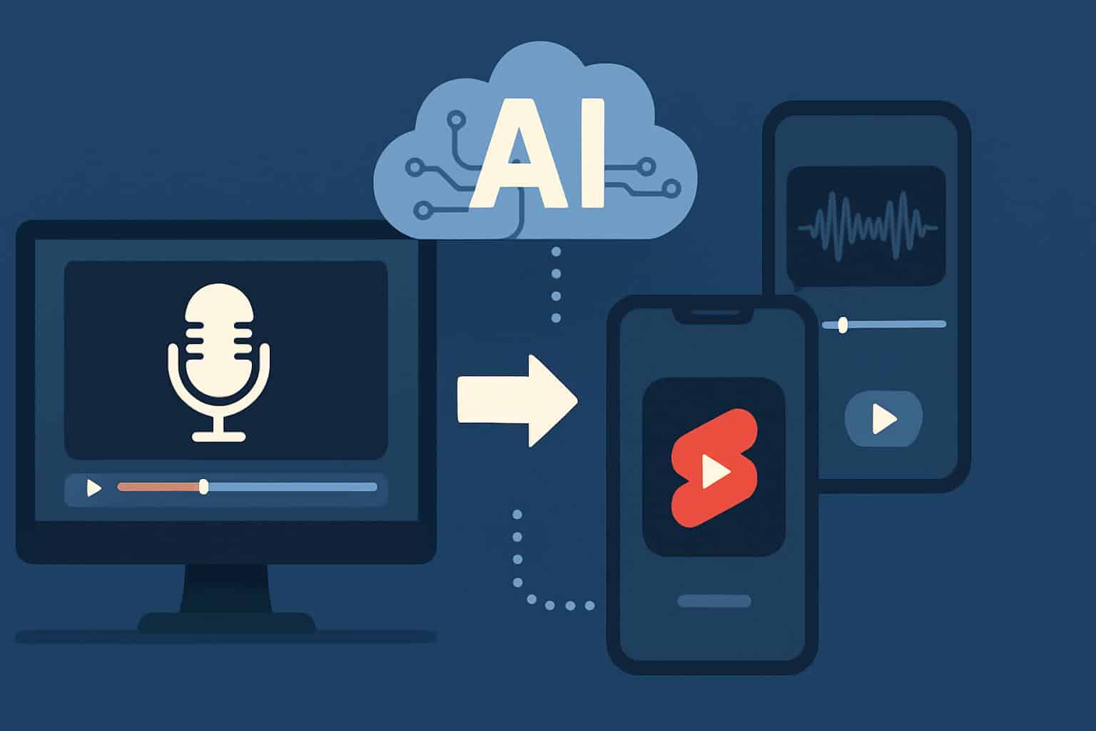 YouTube adds AI to podcast clips and YouTube Shorts creation tools