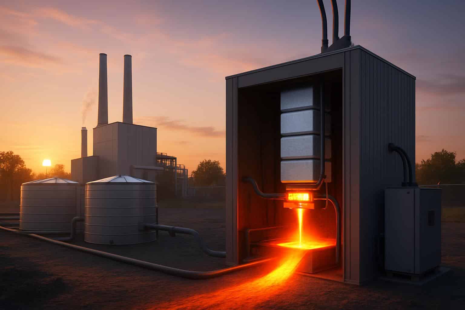 Grid-scale Fourth Power thermal battery to undercut gas peaker plant costs