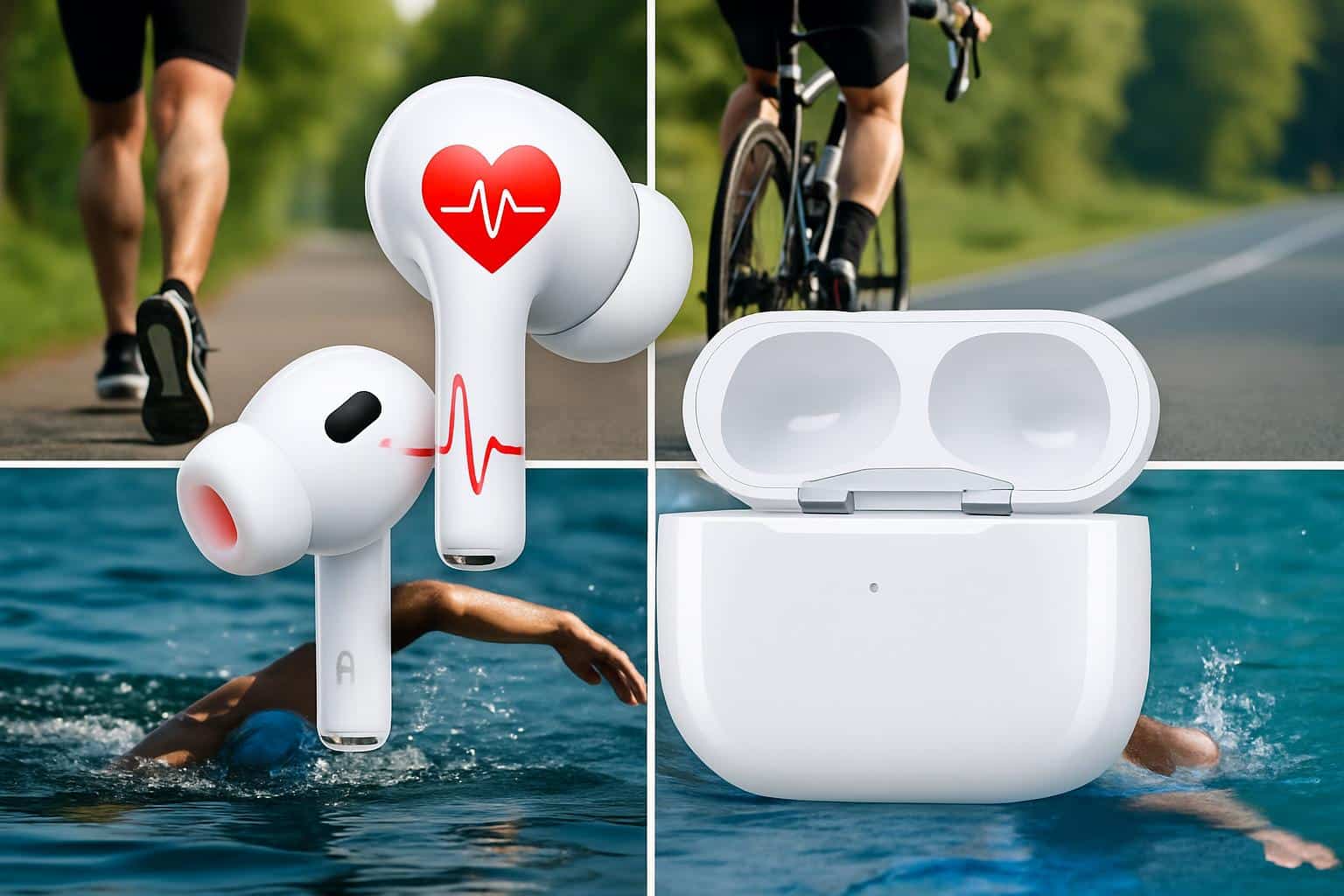 AirPods Pro 3 heart-rate sensor tested by triathlete during workout