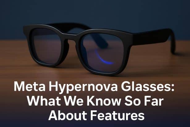 Meta Hypernova AR smart glasses features and design