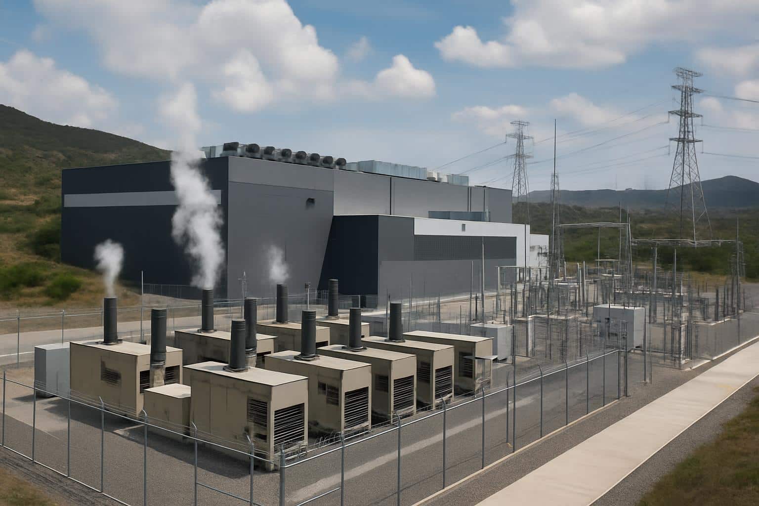 Microsoft’s Mexico data center powered by natural gas generators