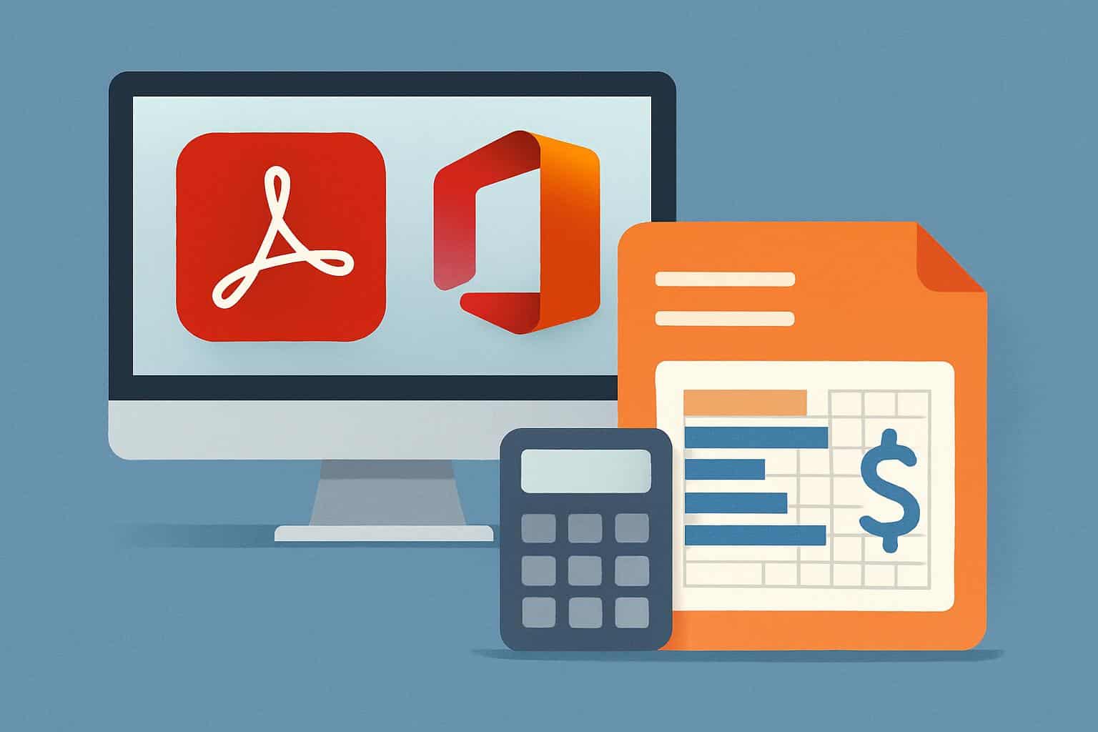 Adobe Acrobat + Microsoft Office lifetime license deal under 0