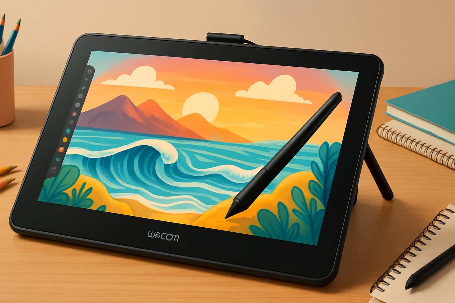 Wacom One 14 pen display for beginners with stylus, debut price 9.95
