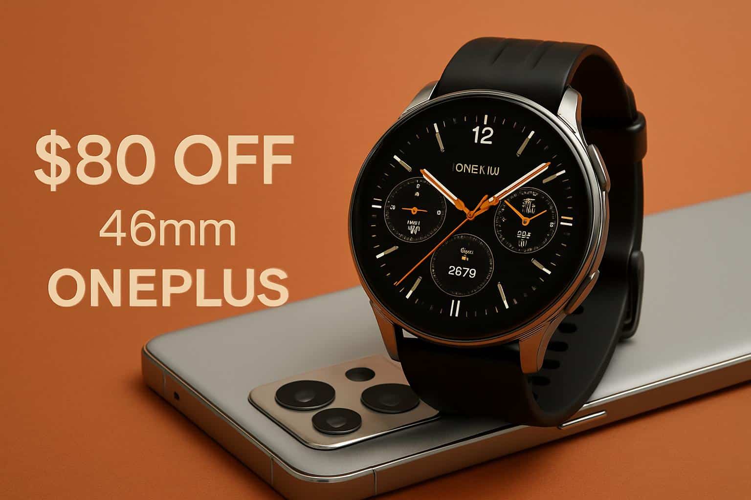 OnePlus Watch 3 46mm smartwatch on sale, up to  off