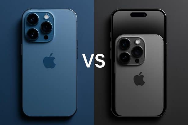 iPhone 17 Pro vs iPhone 15 Pro comparison, highlighting design and performance upgrades