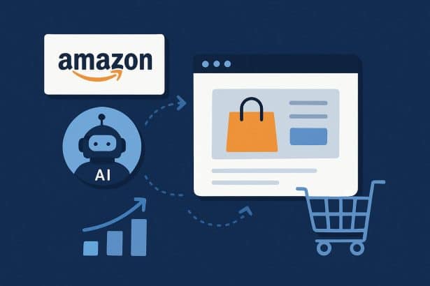 Amazon AI ad agent dashboard generating end-to-end ad campaigns on Amazon Ads