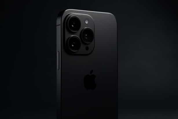 Black Apple iPhone 17 Pro concept render by MKBHD