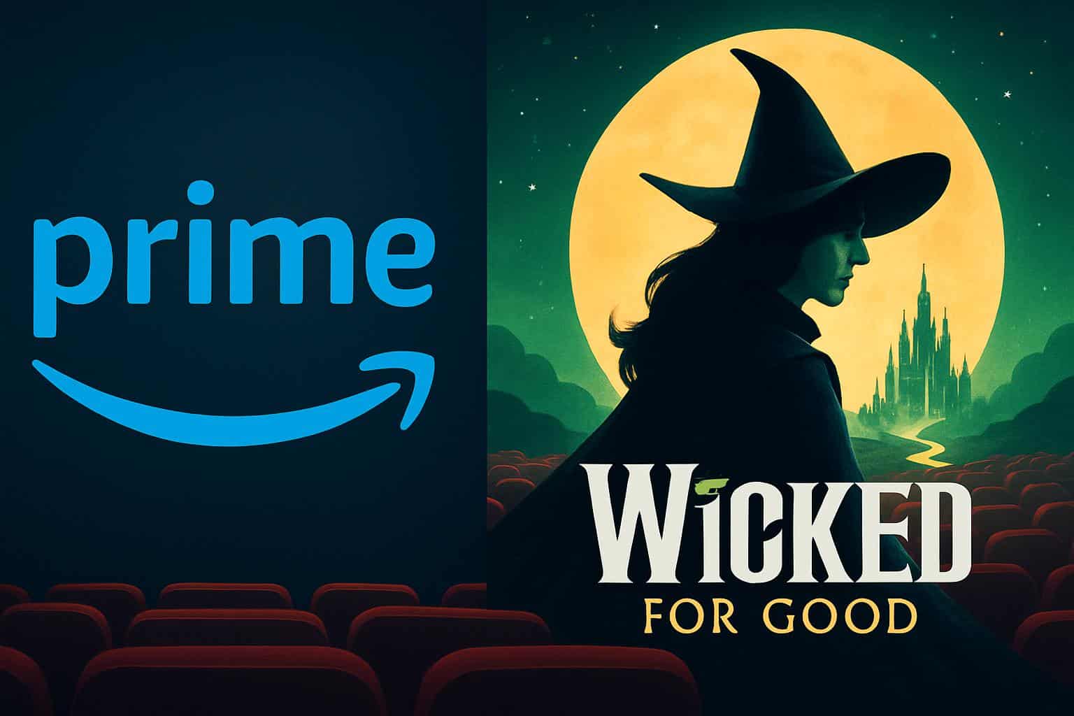 Promotional graphic for Prime members’ early access to Wicked: For Good