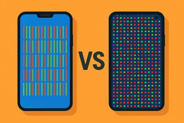 POLED vs AMOLED smartphone display comparison of OLED screen differences