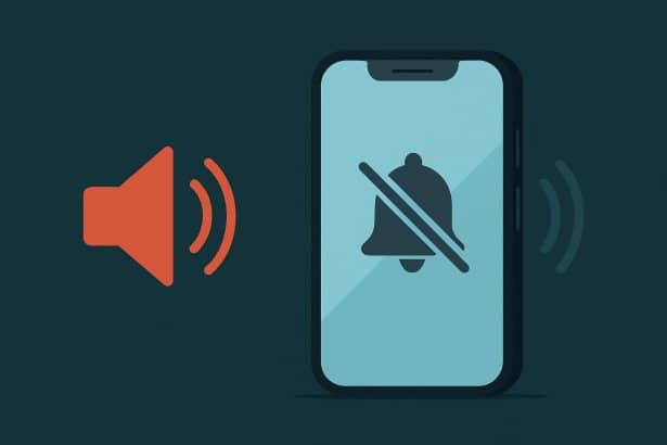 Smartphone switching from loud alerts to silent vibration mode
