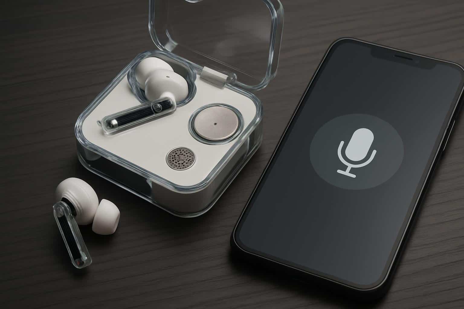 Nothing Ear 3 earbuds and case featuring game-changing built-in microphone