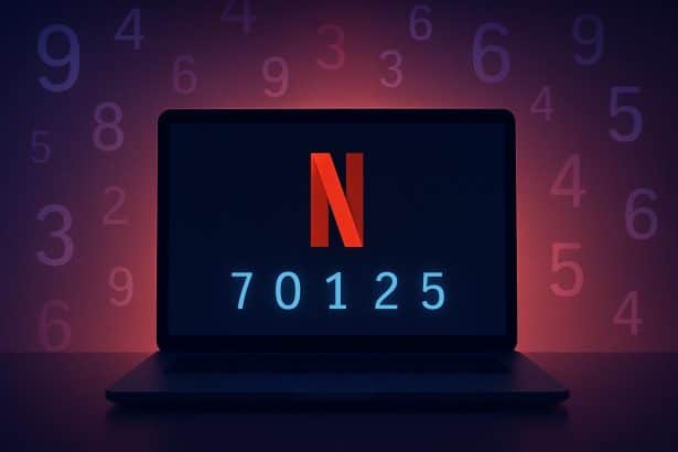 Netflix interface with keypad and lock icons symbolizing Netflix secret codes
