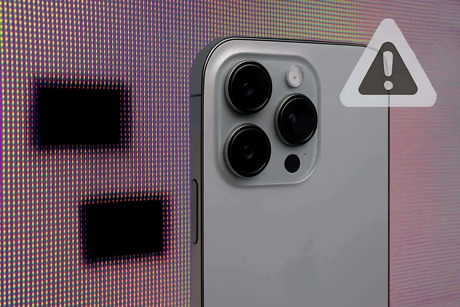 Apple admits uncommon iPhone camera bug, glitchy camera app screen