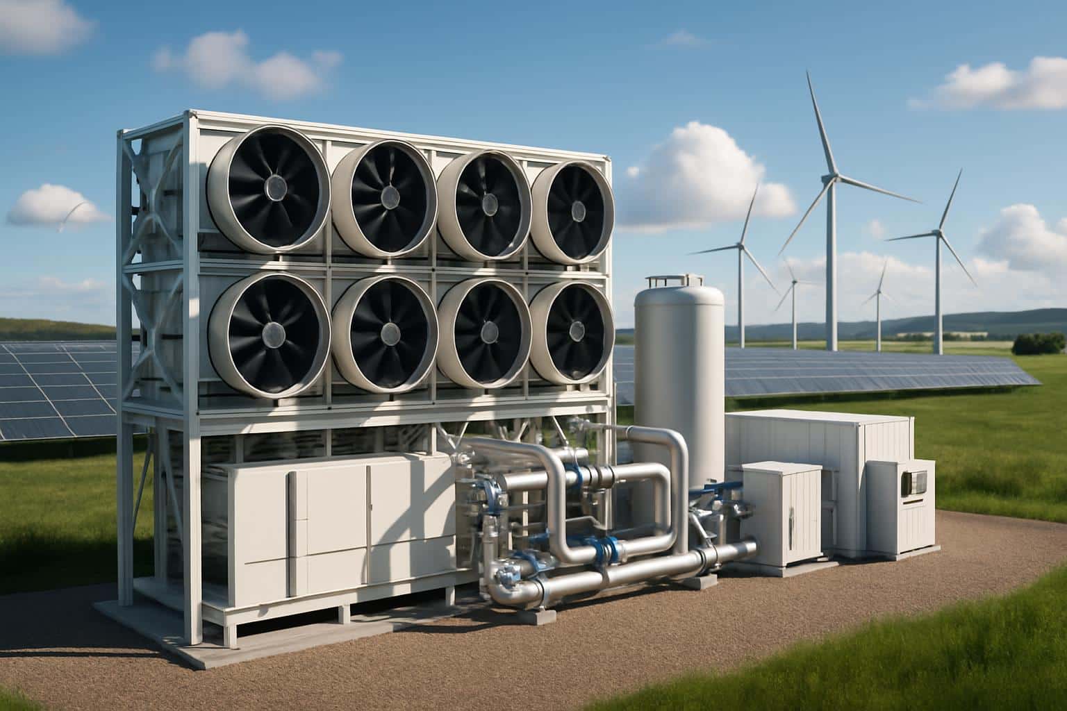 DACLab low-electricity direct air capture technology concept