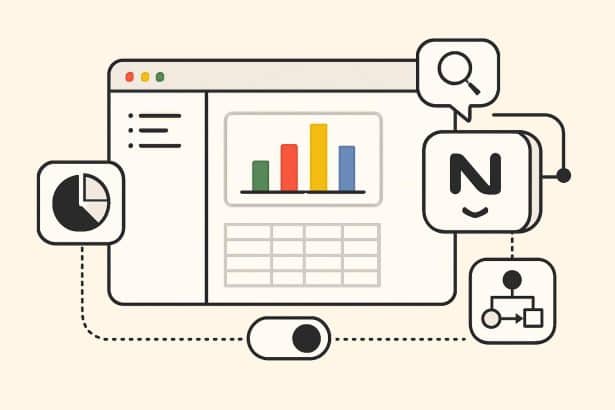 Notion AI agents automating data analysis in the workspace dashboard