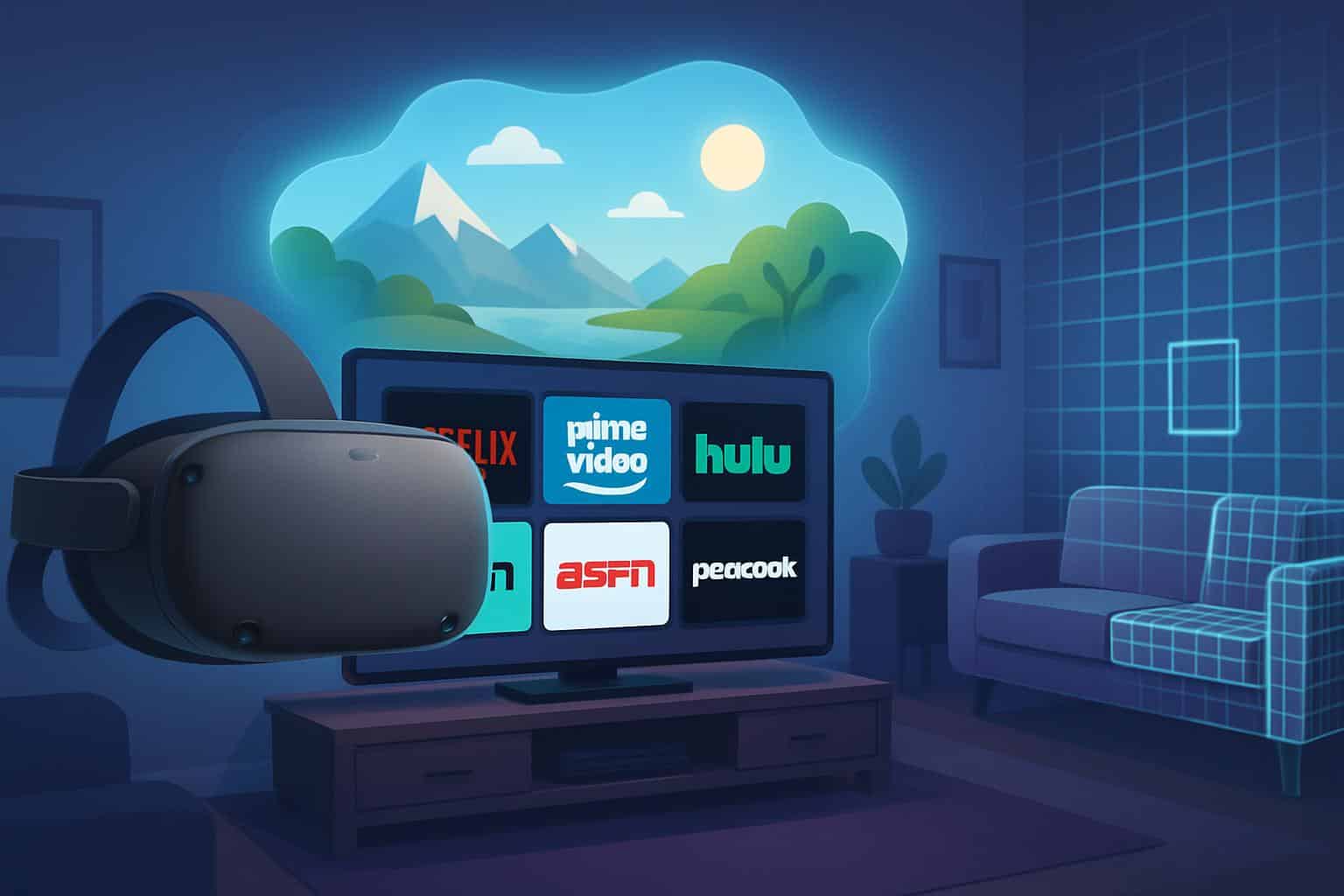 Meta Quest VR update adds TV hub and room scanning features