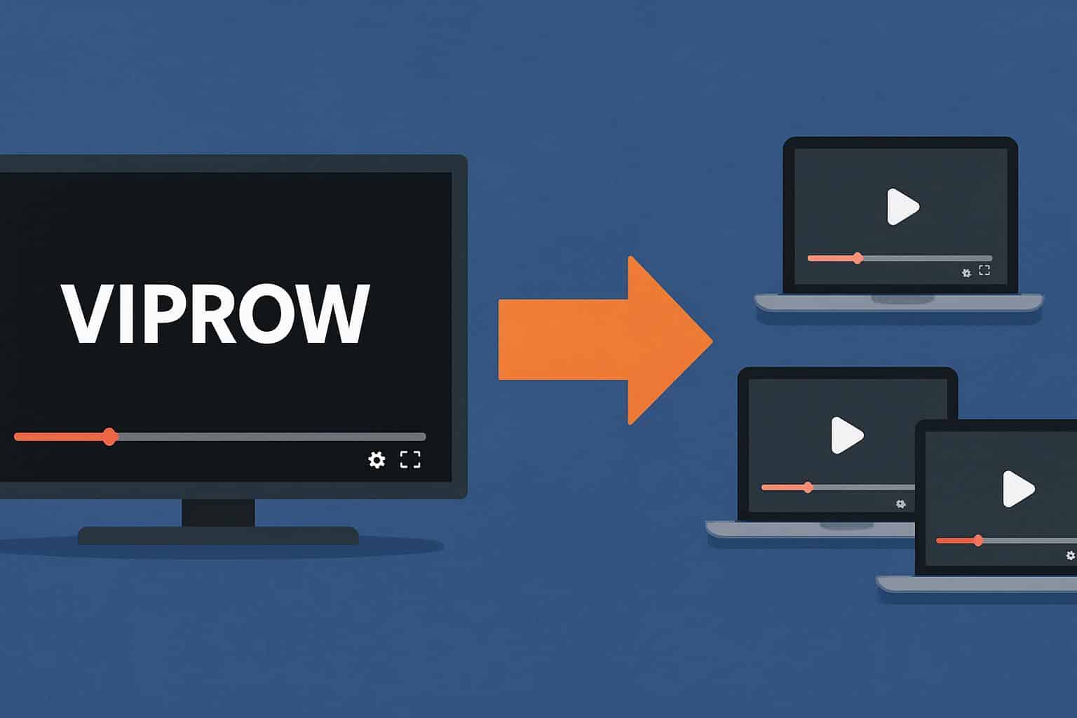 VIPRow sports streaming sites across devices with stadium backdrop