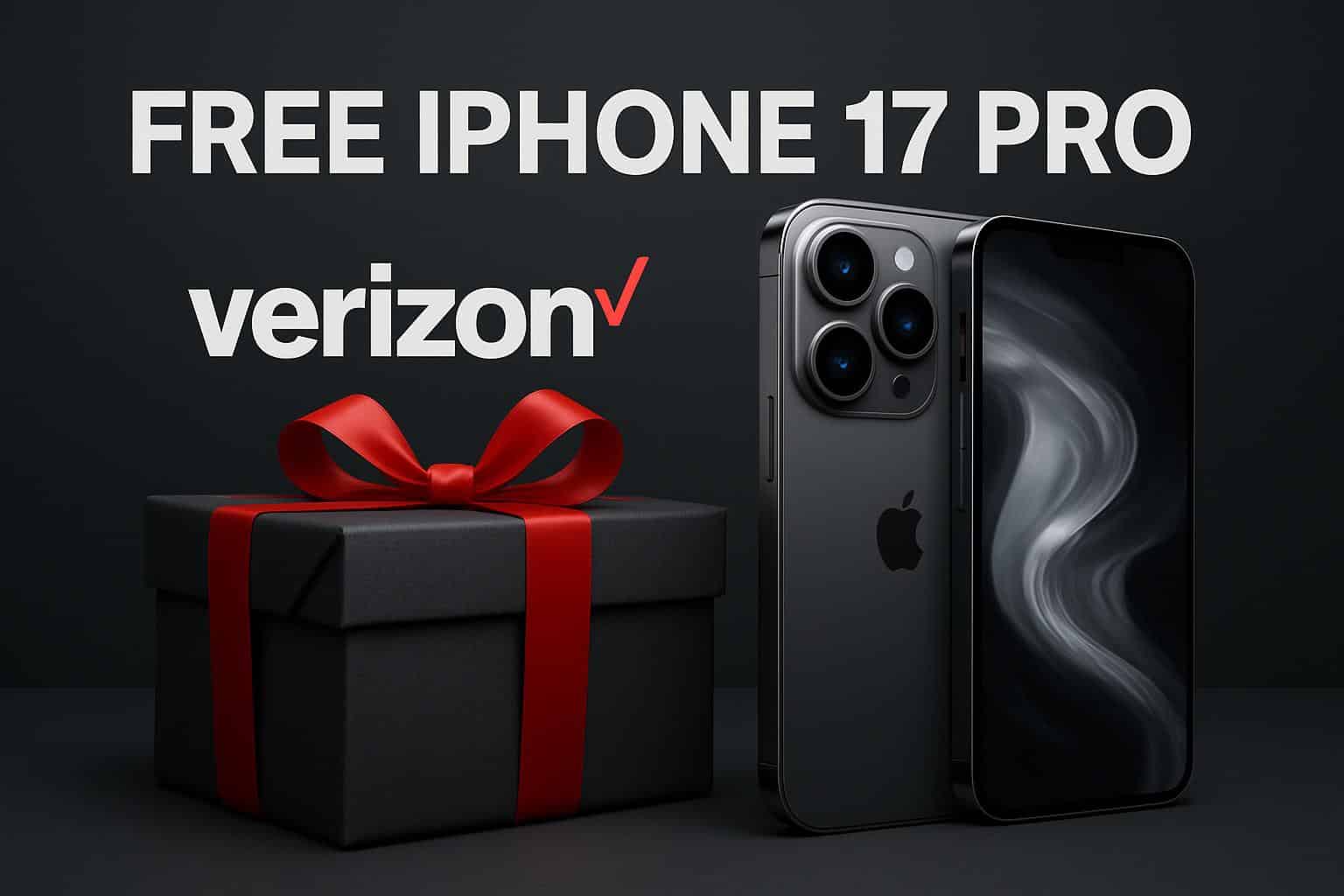 Verizon promotion for a free iPhone 17 Pro upgrade deal