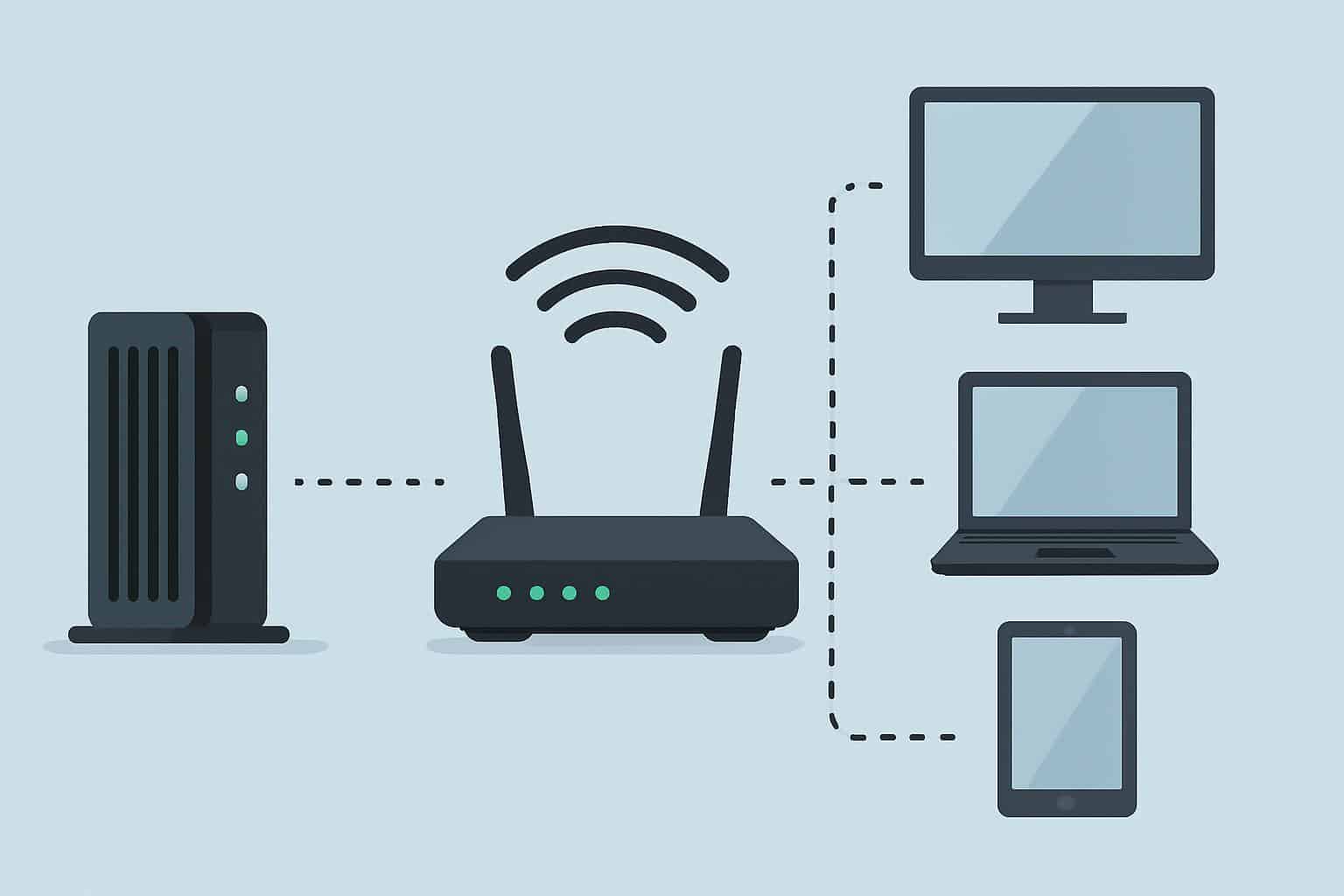 Bridge mode on router linking ISP modem to main Wi-Fi router, avoiding double NAT