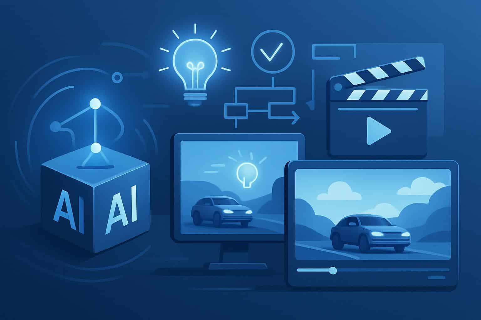 Luma Ray3 interface visualizing reasoning-driven AI video production workflow