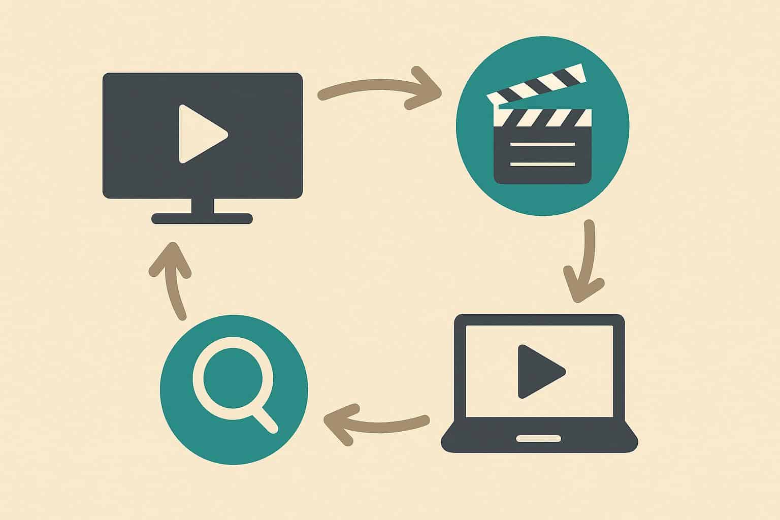 WatchSeries alternatives flowchart with arrows for streaming platform options