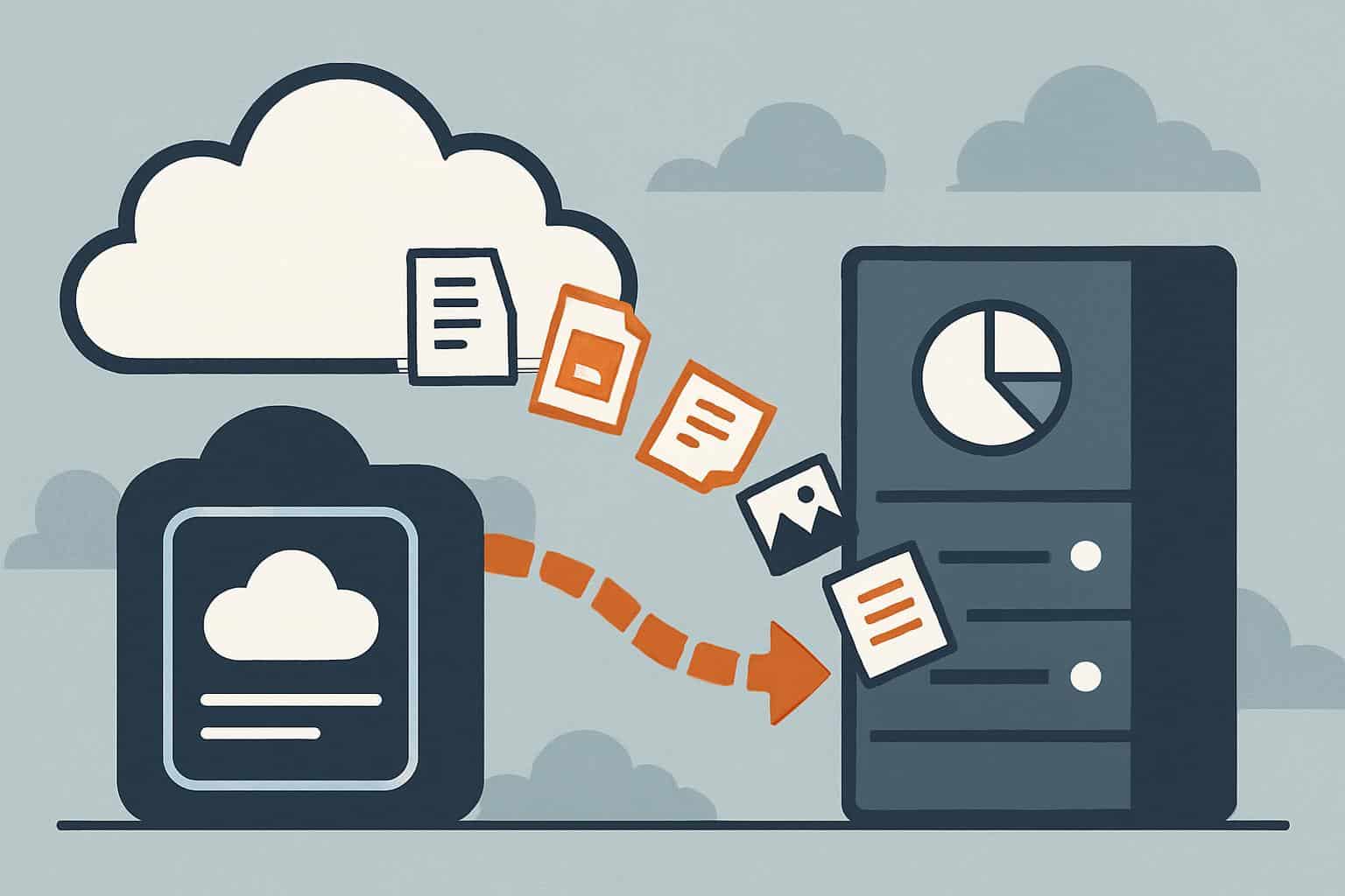 Self-hosting data on a private server, moving away from third-party cloud providers